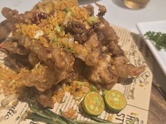 金蒜鱿鱼须-避风塘·老港味餐厅(虹口龙之梦店)