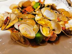 豉椒炒花甲-强记海鲜·大排档(蛇口新街店)