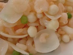 鸡头米百合炒虾仁-玫瑰厅上海菜(兴国路店)