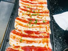 调味猪五花-九田家黑牛烤肉料理(中北镇店)