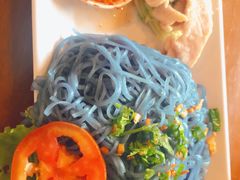 -蝶豆花蓝面条