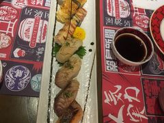 火炙左口魚裙邊壽司-築鳥日本料理(黑沙环店)