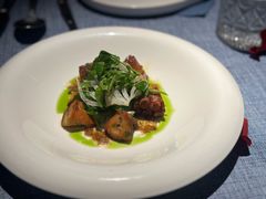 碳烤西班牙八爪鱼佐海鲜胡椒汁-弦月窗LUNETTE BY AMANDA(复兴路店)