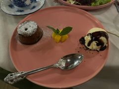 熔岩巧克力蛋糕-花·fleur古董西餐厅(西城夜未央店)