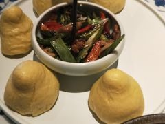 洞庭小炒肉配酒酿馒头-绿茶餐厅(布吉万象汇店)