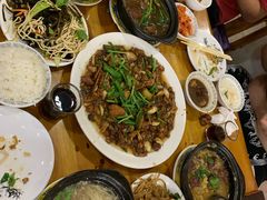 羊肉片金针菇粉丝-林都砂锅(宝佳花园店)