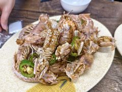 椒盐濑尿虾-贞姨美食·老字号海鲜大排档