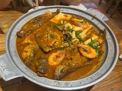 -东来菜馆•手抓海鲜家常菜•海鲜锅贴(鸽子窝店)