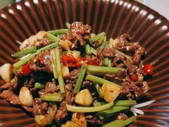 小炒黄牛肉饭-秋色客家菜(南山店)