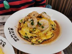 虾仁叉烧双拼滑蛋饭-旺记冰室(九龙中心大厦店)