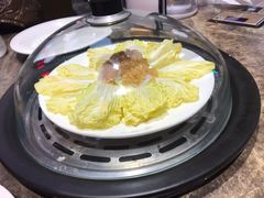 蒸蒜蓉娃娃菜-日进一片海.生腌海鲜火锅.宵夜烧烤(三里屯总店)