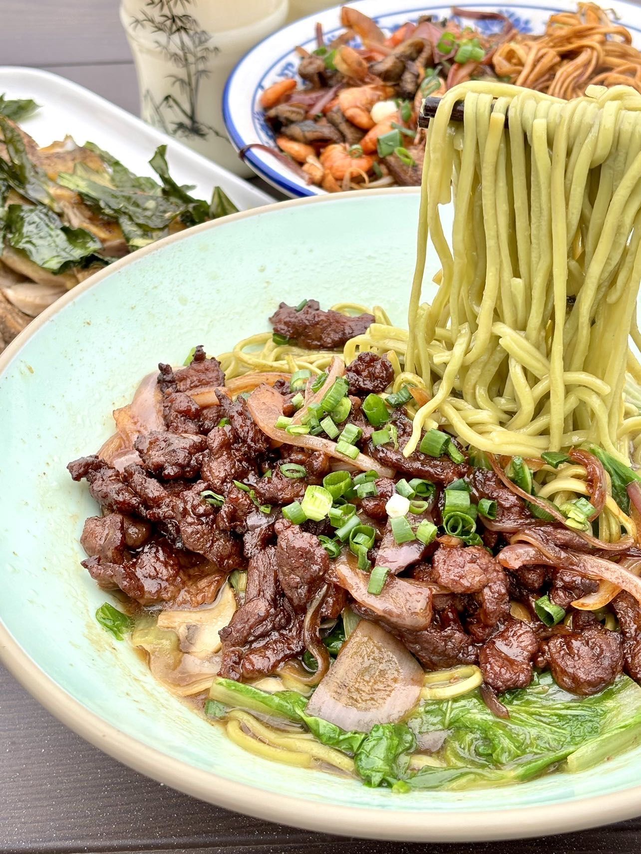 茶叶现摘的绿茶面馆…杭州已nextlevel