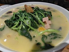 金银蛋上汤豆苗-金枝玉叶上海人家食府(三里河店)