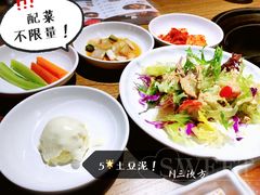 餐前小菜-釜山火炉韩式炭火烤肉(欧洲城店)