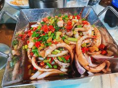 铁板鱿鱼须-昱龙大盆牛蛙馆(三兴街总店)