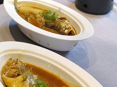 莼菜蒸抱腌大黄鱼-花锦堂·隐庐