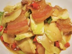 儿菜炒五花肉-农耕记·湖南土菜(halo广场店)