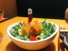酥炸猪肉裹温泉蛋-胜博殿日式炸猪排(西红门店)