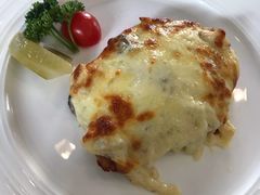 芝士蘑菇焗猪扒-小白桦西餐厅