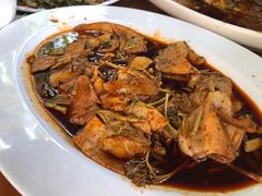 香椿拌白肉-月圆霖特色农家乐