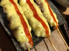 烤芝士鸡肉串-鸟内会(河北路店)