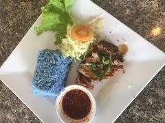 -蝶豆花蓝面条