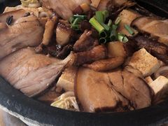 砂锅猪肉炖清水粉条-百花人家(清水田园店)