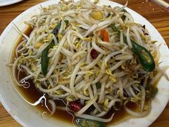 呛绿豆芽-三中高皇羊肉馆