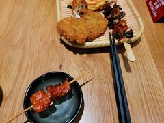 香葱鸡肉串-牛気·越光米牛肉饭(水游城店)