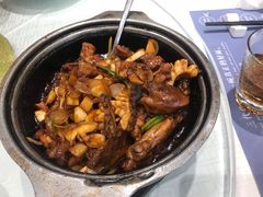 石锅鲍鱼葵花鸡-南山鲜虾面·活鲜小馆·海味大连菜(南山总店)