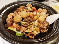 海蚬沙姜鸡-广州建国酒店-盈丰阁粤菜-粤式茶点