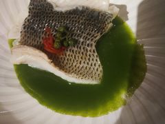 碧绿水煮海鲈鱼-鱼桥巷·美学川菜