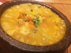 石锅海胆豆腐-新海渔港·胶东海鲜家常菜·家宴(奥体中心店)