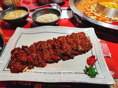 麻辣牛肉-谭鸭血老火锅(图书馆店)