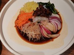捞汁龙须菜-将相和·海鲜蒸饺大连菜