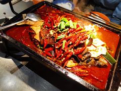 毛血旺烤鱼-探鱼·鲜青椒爽麻烤鱼(苏宁广场店)