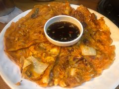 泡菜饼-喇喇排骨火锅·传统韩式脊骨汤(望京西园总店)