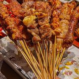 来杭州一定要吃这家烧烤店‼️烤榴莲和1米羊肉串赞暴