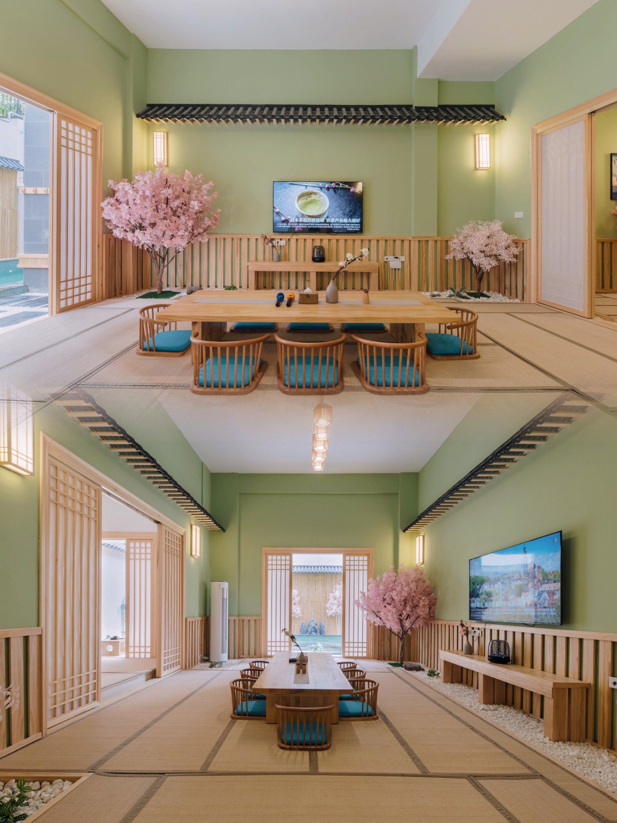 樱花泳池 私汤温泉♨惠州日式京都汤屋好绝