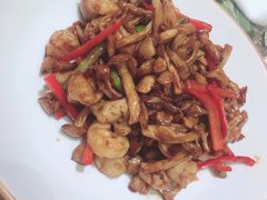 XO酱爆白玉菇虾仁-大树餐厅(红旗街万达店)