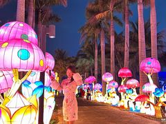 -欢乐海岸椰林沙滩-2025湾区超级灯会