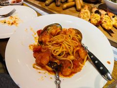 海鲜香蒜意大利宽面-Paulaner·德国帕拉娜自酿啤酒餐厅(海上世界店)