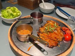 炭烧猪颈肉-小大董·烤鸭(观景餐厅·南京西路店)