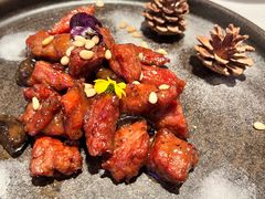 黑蒜松仁牛肉-106餐厅(山水文园店)