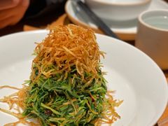 巧拌豆苗-四季民福烤鸭店(前门廊房二条店)