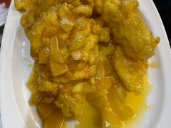 黄桃锅包肉-金百万烤鸭店(马甸店)