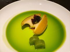 翡翠椒麻崂山鲍鱼-甄御•海鲜新青岛菜(麦岛店)