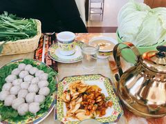 虾滑墨鱼滑拼盘-清真·马家火锅美食城(镇江北路店)