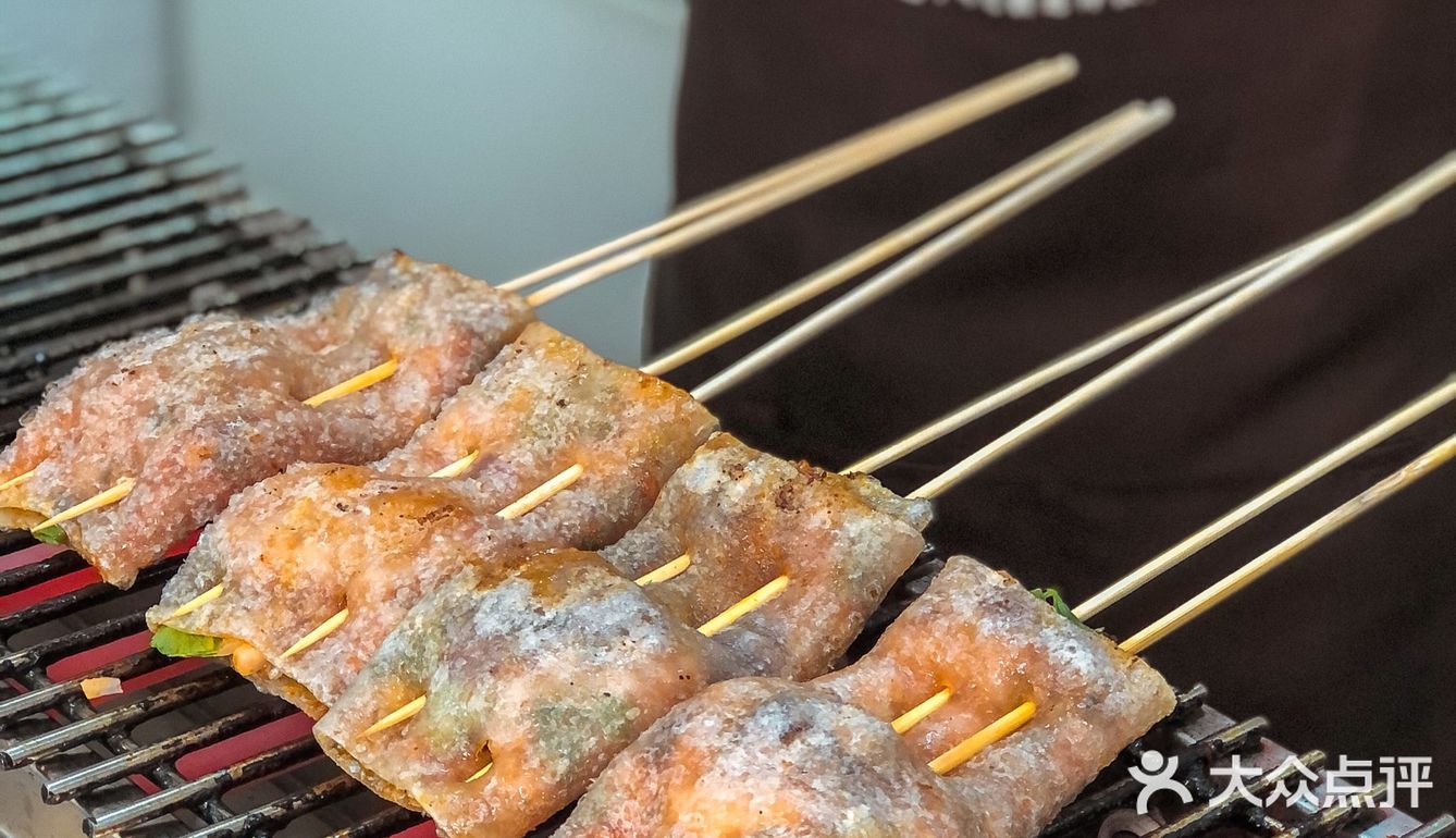 在海口终于吃到了‼️比四川还好吃的烤苕皮🔥