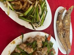 尖椒炒鱼肠-蛇口康乐快餐鱼仔档(翠苑小区店)